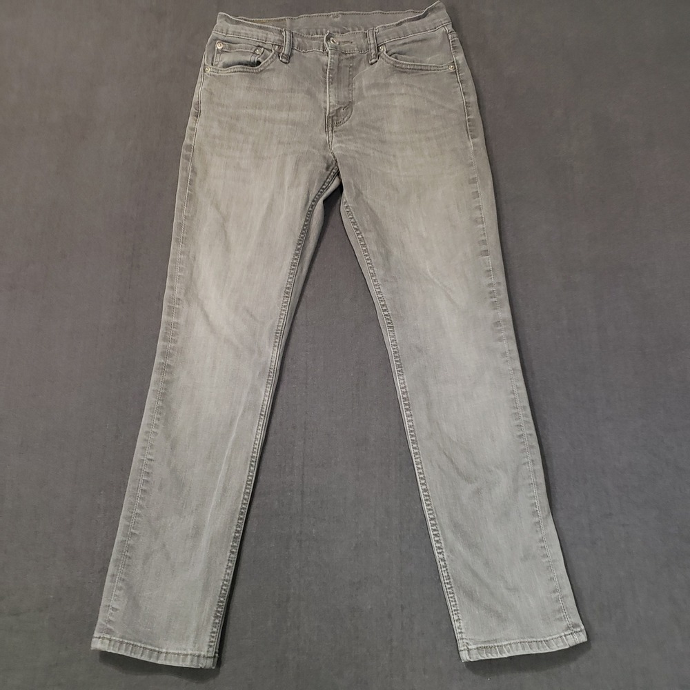 Levi's 511 Slim Fit Jeans Mens 30x30‎ Grey Denim Pant